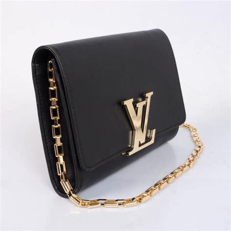 louis vuitton black clutch bag